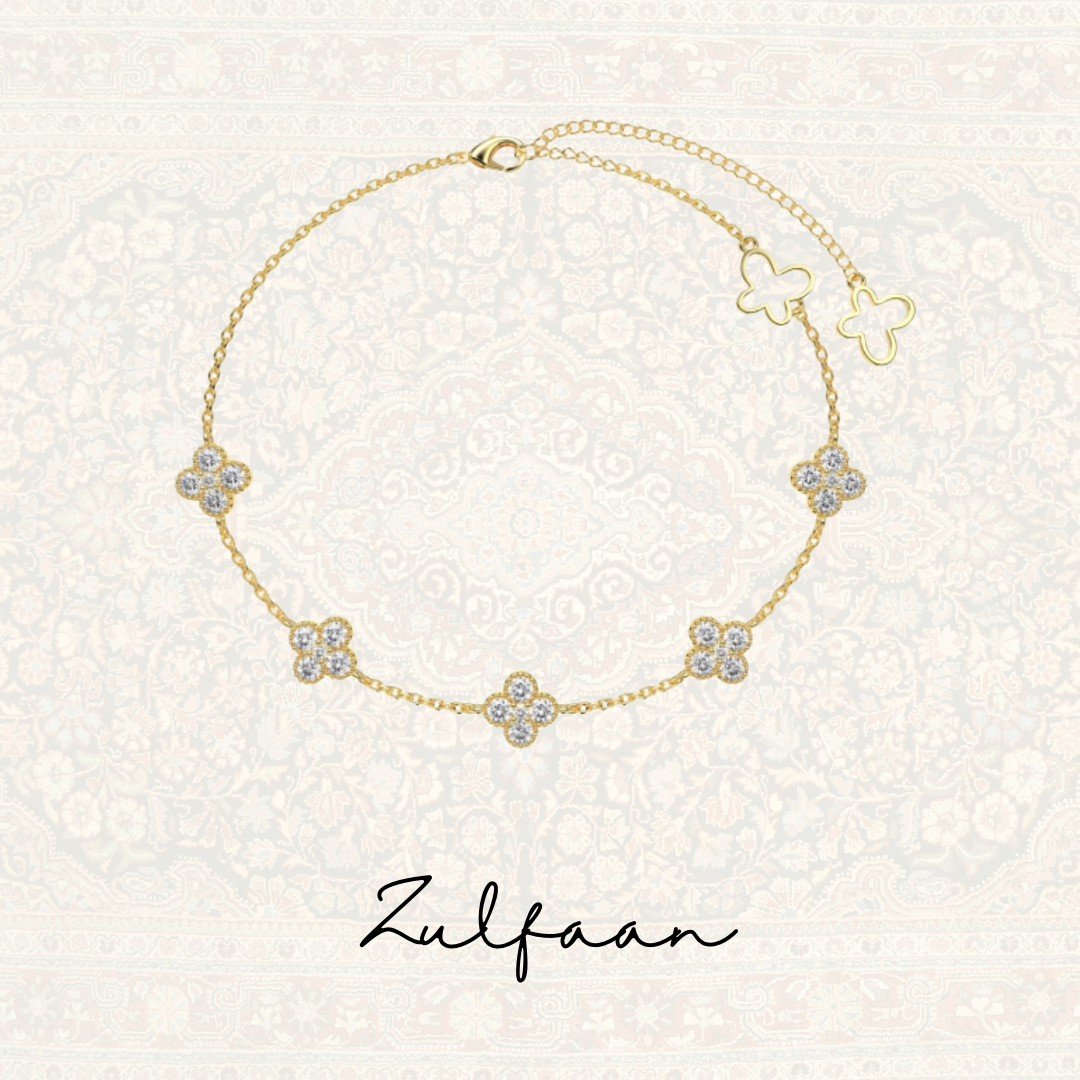 White Zulfaan Diamond Bracelet