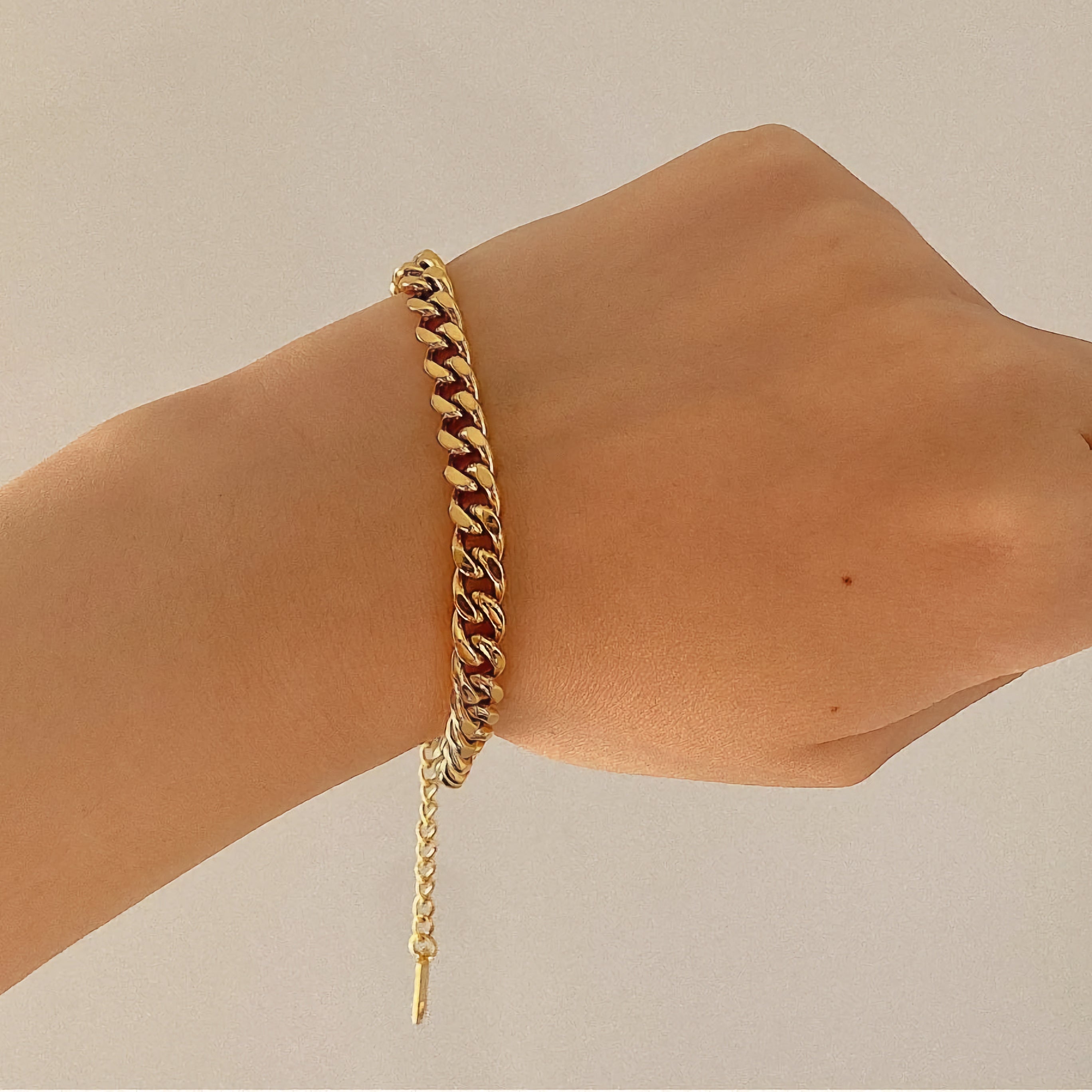 Jean-Gold-Kettenarmband 