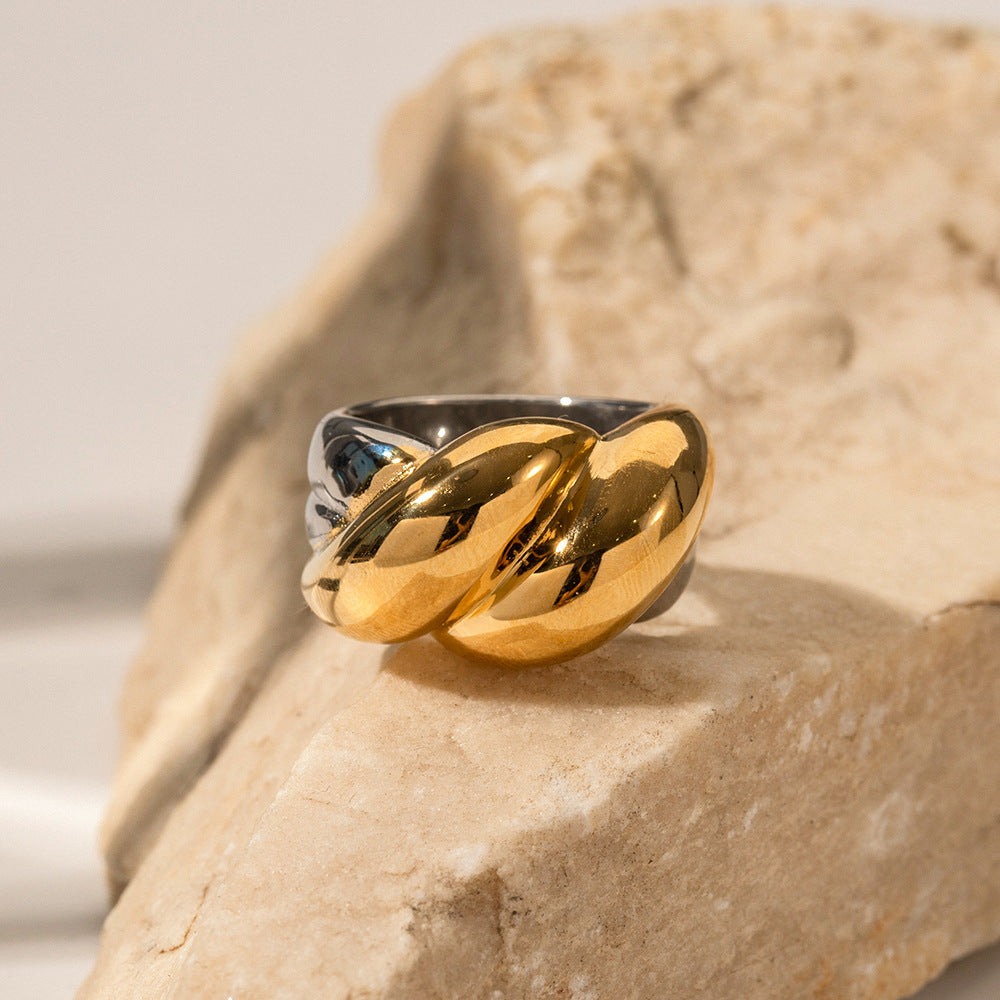 Fatima Two Tone Ring