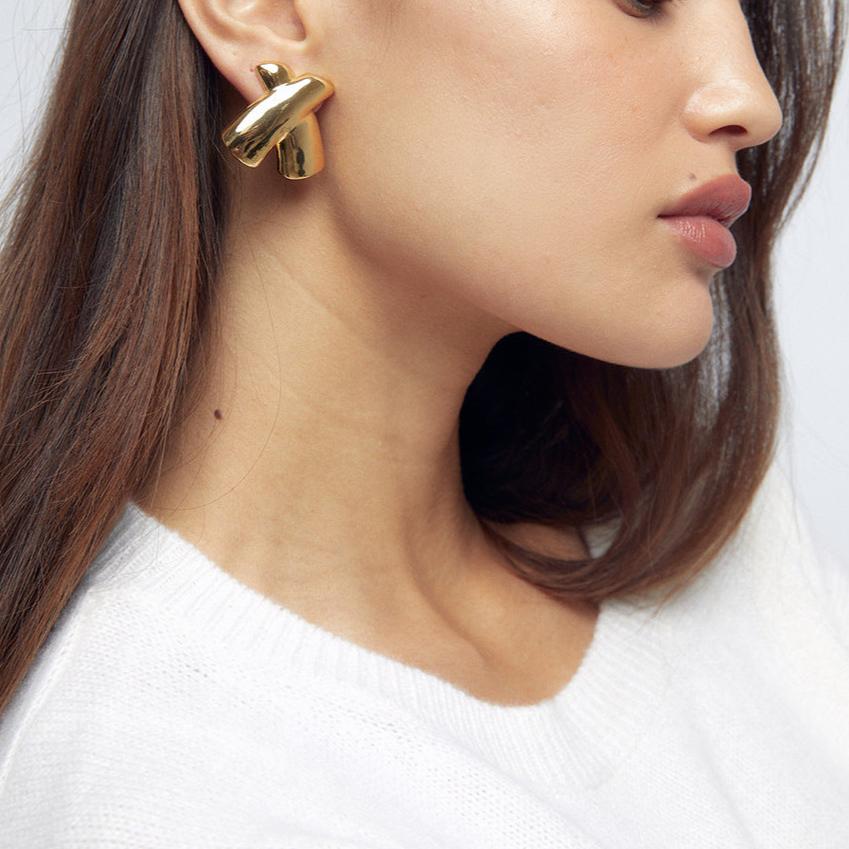 Catarina Gold Earrings