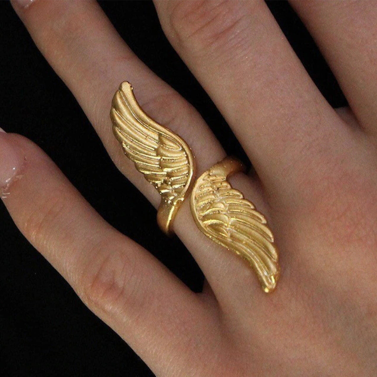 Sparrow Gold Wing Ring