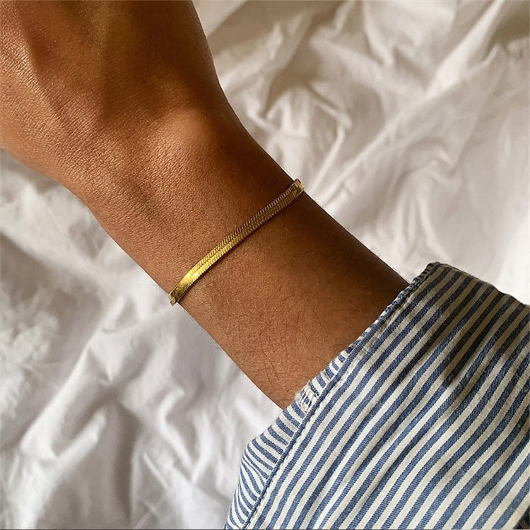 Vida Gold Fischgrätenarmband