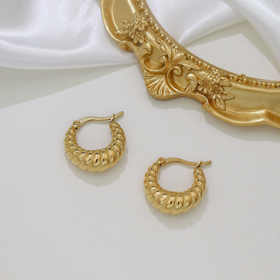 Croissant Hoop Earrings