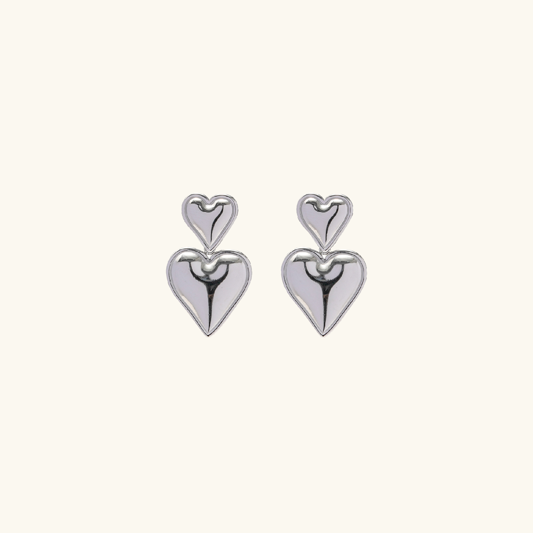 Zofia Gold Heart Earrings