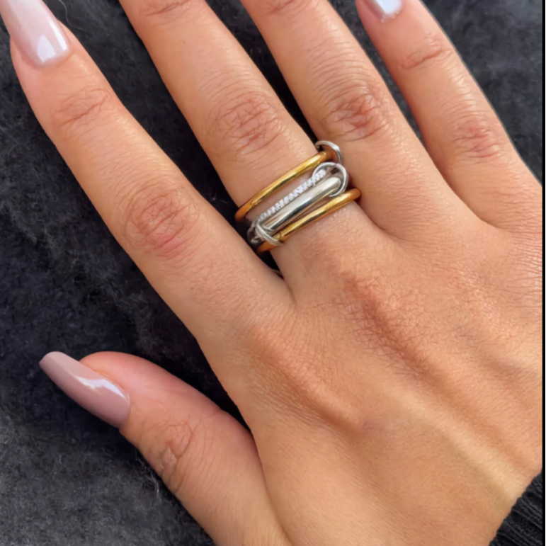 Aeliana Diamond Ring Stack