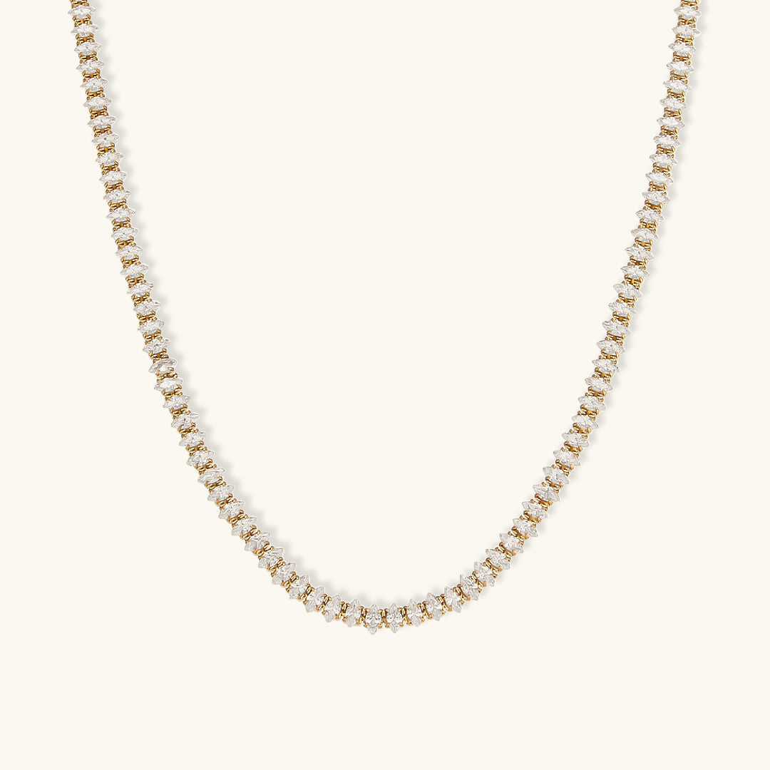 Wisteria Diamond Tennis Necklace