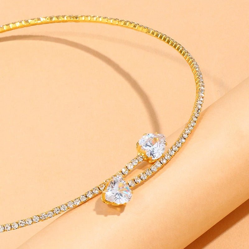 CRYSTAL Necklace | Gold - Celeste Oxford